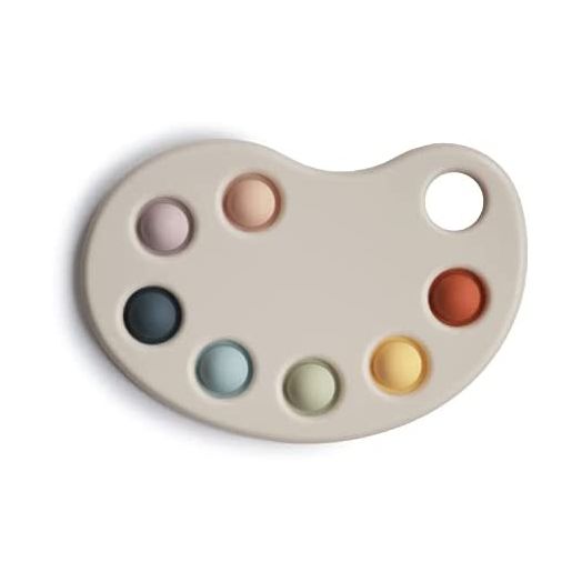 mushie Paint Palette Press Toy