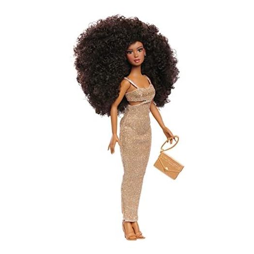 Naturalistas 11-inch Fashion Doll Dayna and Accessories, Dark Brown Hair, Brown Eyes, Pretend Play