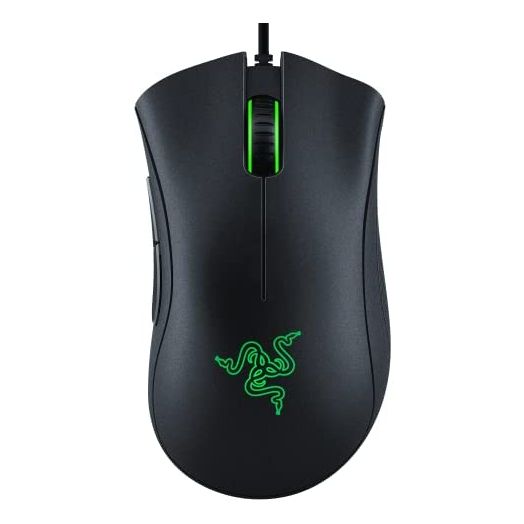 Razer DeathAdder Essential Gaming Mouse: 6400 DPI Optical Sensor - 5 Programmable Buttons - Mechanical Switches - Rubber Side Grips - Classic Black