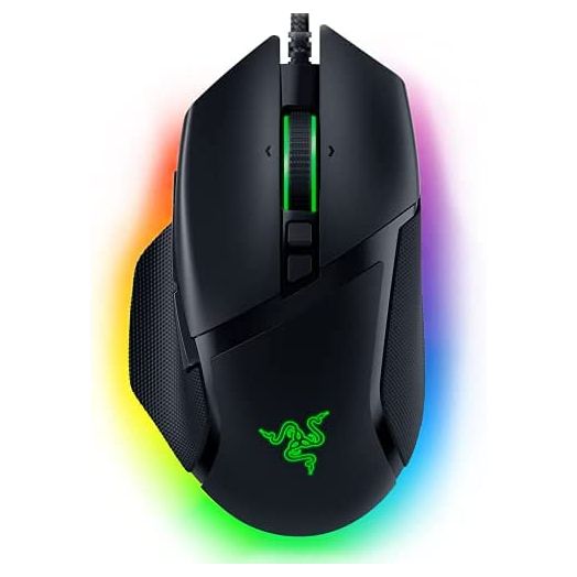Razer Basilisk V3 Customizable Ergonomic Gaming Mouse: Fastest Gaming Mouse Switch - Chroma RGB Lighting - 26K DPI Optical Sensor - 11 Programmable Buttons - HyperScroll Tilt Wheel - Classic Black