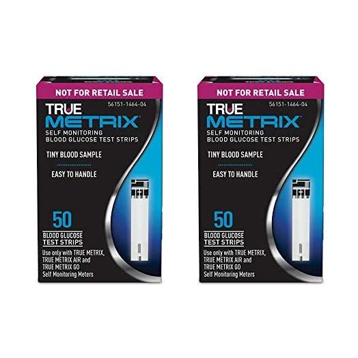 2 x 50ct TRUE METRIX® NFRS Test Strips (100 Test Strips)