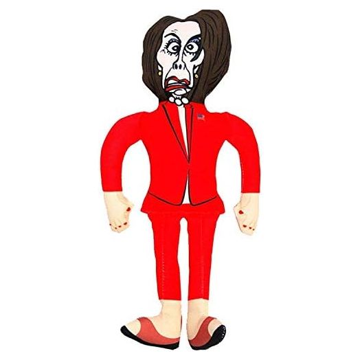 Republican Dogs Nancy Pelosi Novelty Dog Chew Toy Political Parody Doll Includes Squeaker Made with Durable Polyester Triple Stitching