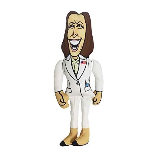 Republican Dogs Kamala Harris Novelty Dog Chew Toy Political Parody Doll Includes Squeaker Made with Durable Polyester Triple Stitching