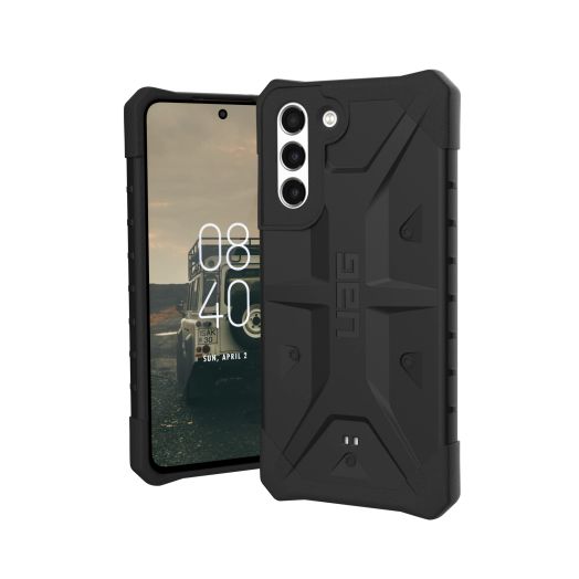 URBAN ARMOR GEAR UAG Designed for Samsung Galaxy S21 FE Case Black (SM-G990) Rugged Lightweight Slim Shockproof Pathfinder Protective Cover, [6.4 inch Screen]