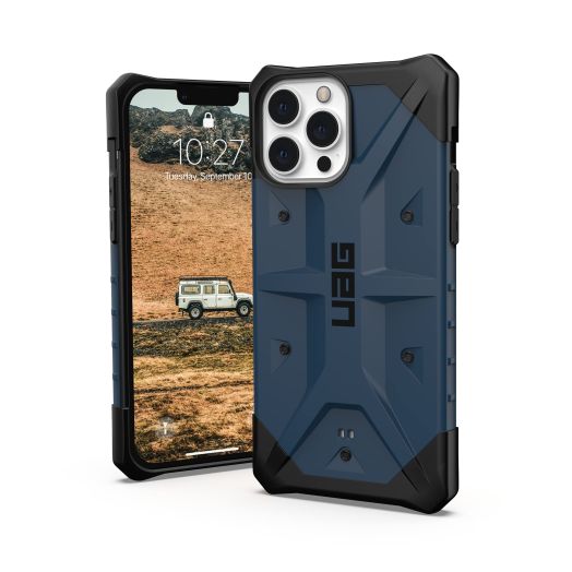 URBAN ARMOR GEAR UAG Designed for iPhone 13 Pro Max Case Blue Mallard Rugged Lightweight Slim Shockproof Pathfinder Protective Cover, [6.7 inch Screen]