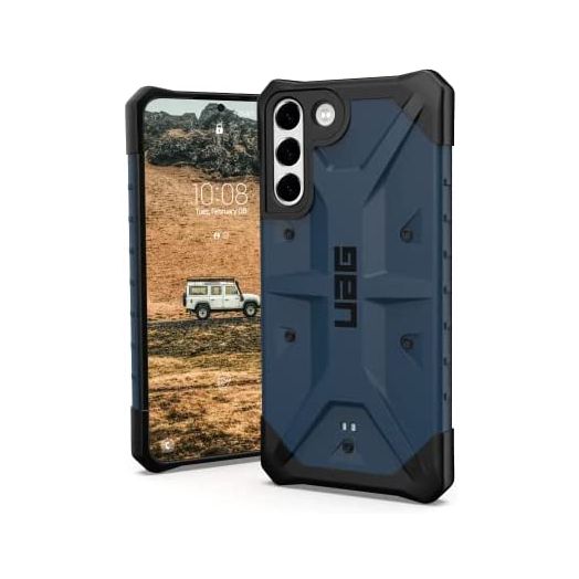 URBAN ARMOR GEAR UAG Designed for Samsung Galaxy S22 Plus Case Blue Mallard Rugged Lightweight Slim Shockproof Pathfinder Protective Cover, [6.6 inch Screen]