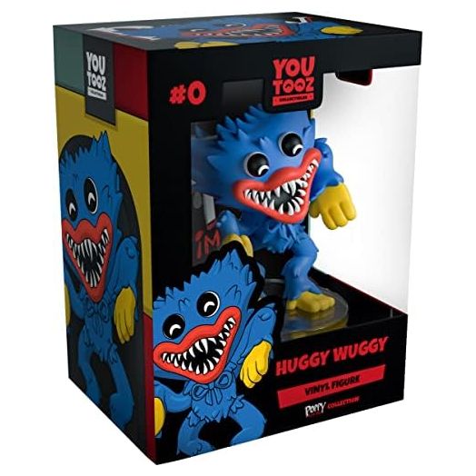 Youtooz Huggy Wuggy 4.4" Inch Vinyl Action Figure, Vinyl Toys from Poppy Playtime Collection, Collectible Huggy Wuggy Vinyl Figure