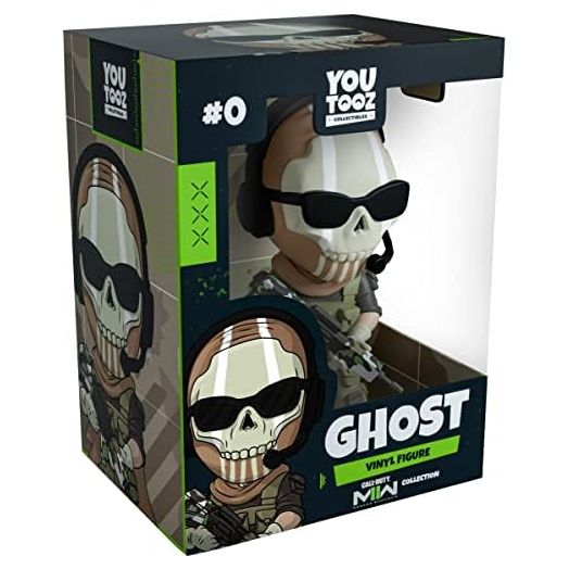 Youtooz Ghost 4.6" Vinyl Figure, Official Licensed Collectible Ghost from Call of Duty: Modern Warfar 2 Video Game Figure, by Youtooz Modern Warefare 2 Collection