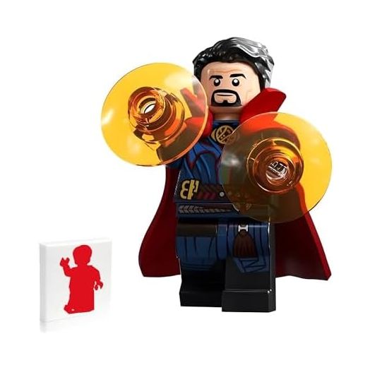 LEGO Marvel Super Heroes Doctor Strange in The Multiverse of Madness Minifigure - Doctor Strange (with Cape and Portal Discs) 76218