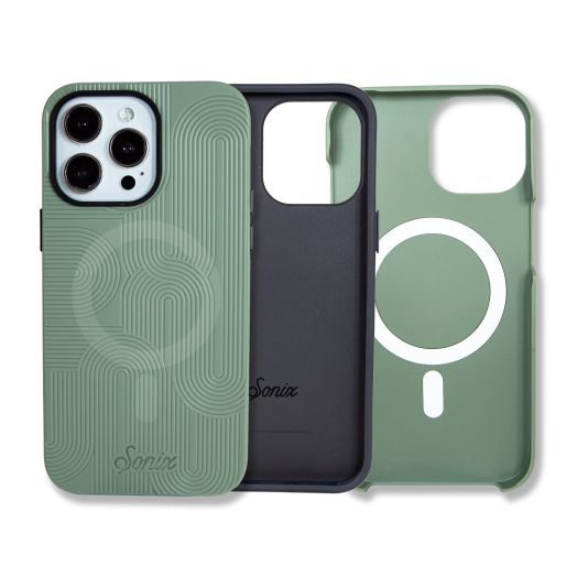 Sonix Case for iPhone 14 Pro Max | Compatible with MagSafe | 10ft Drop Tested | ReSonix Forest Green