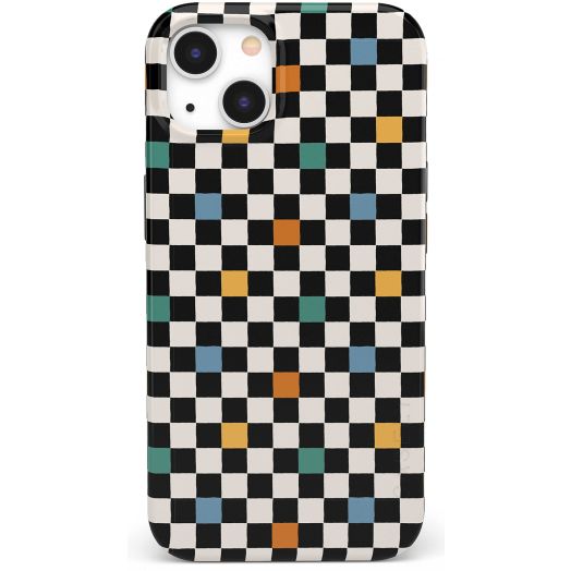 Casely iPhone 13 Mini Case | Old Skool | Retro Checkerboard Case