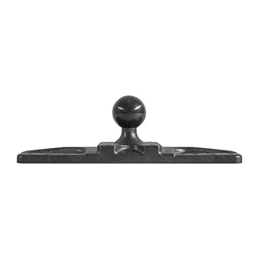 iBOLT 25mm / 1 inch Ball Composite Universal Marine Electronic Fish Finder Mounting Plate for Industry Standard Dual Ball Socket mounting arms