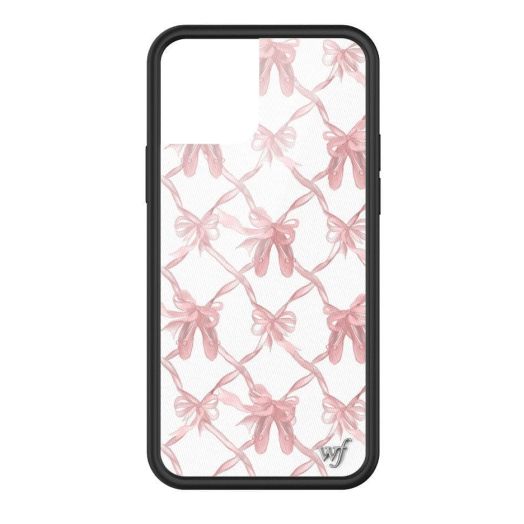 Wildflower Cases - On Pointe Case, Compatible with Apple iPhone 12/12 Pro | Cute, Trendy, Coquette, Pink Bows, Ballet Slippers - Protective Bumper, 4ft Drop Test Certified, Women Owned Small Business