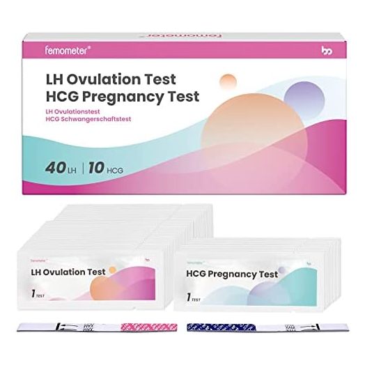 40 Ovulation Tests and 10 Pregnancy Tests, Over 99% Accurate & Easy to Use