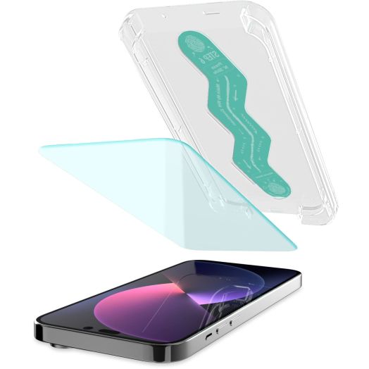 Smartish 2-Pack Tempered Glass Screen Protector for iPhone 15 Pro - Tuff Sheet - Easy Install Frame [Scratch Resistant] Case-Friendly - Dynamic Island Compatible with Apple iPhone 15 Pro Clear 2-Pack