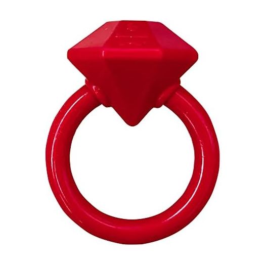 SodaPup Diamond Ring – Durable Teething Ring Chew Toy for Puppies & Dogs Made in USA from Non-Toxic, Pet Safe, Food Safe Nylon Material for Soothing Sore Gums, Mental Stimulation, Clean Teeth & More