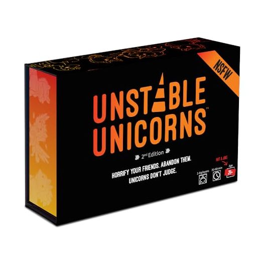 Unstable Unicorns NSFW Card Game - A strategic card game and party game for adults with drinking rules available (for ages 21+)