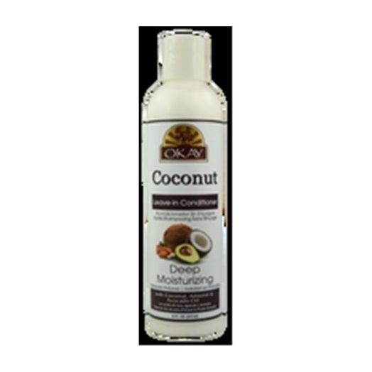 Okay Deep Moisturizing Leave In Conditioner, Coconut Oil, 8 Oz