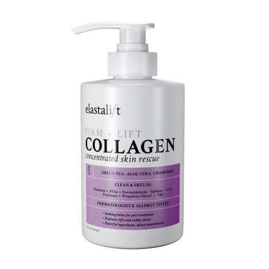 Elastalift Collagen Body Cream Moisturizing Lotion For Lifting, Firming, Tightening Skin. Anti-Aging Collagen Body & Face Skin Care Cream Improves Wrinkles & Lifts Sagging Skin, 15 Fl Oz (Pack Of 1)