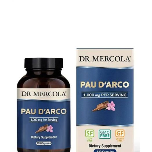 Dr. Mercola Pau D'Arco, 1,000 mg - 120 Capsules