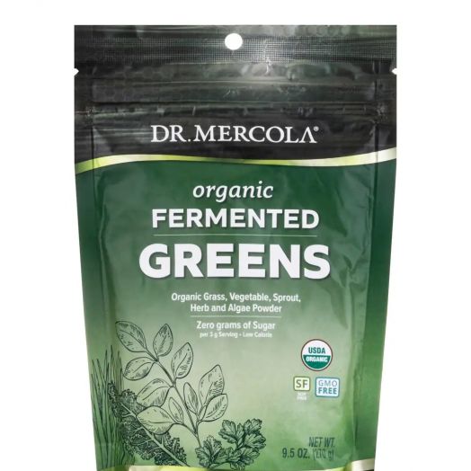 Dr. Mercola Organic Fermented Greens - 9.5 oz (270 Grams)
