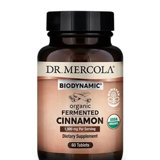 Dr. Mercola Biodynamic Organic Fermented Cinnamon, 1000 mg - 60 Tablets