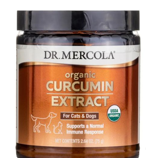 Dr. Mercola Organic Curcumin Extract for Cats & Dogs - 2.64 oz (75 Grams)