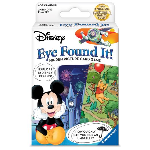 Ravensburger Disney Eye Found It! Hidden Picture Card Game for Preschoolers Ages 3 & Up | 2+ Players