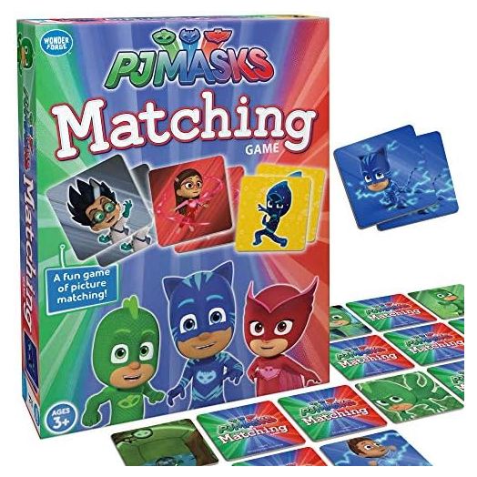 Wonder Forge PJ Masks Matching Game by Wonder Forge | For Boys & Girls Age 3 to 5 | A Fun & Fast Memory Game for Kids | Connor, Greg, Amaya, Night Ninja, and more