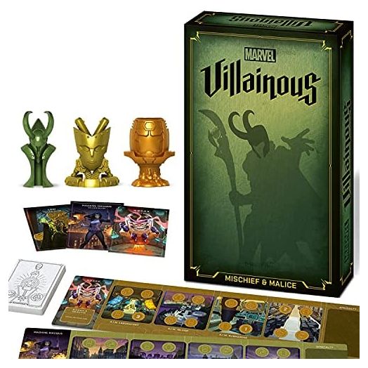 Ravensburger Marvel Villainous: Mischief & Malice Strategy Board Game, Ages 12+
