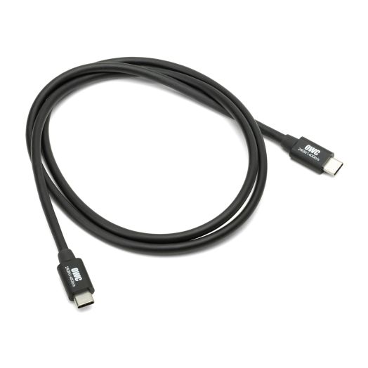 OWC Thunderbolt 4 Cable, Thunderbolt certified, 1.0 meter (3.28 ft.), 40 Gb/s data transfer, 240W power charging, Compatible with Thunderbolt 4, Thunderbolt 3, USB-C, and USB4 devices, black
