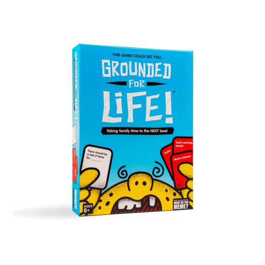 WHAT DO YOU MEME Grounded for Life - The Ultimate Family Night Game - Family Card Games for Kids and Adults Family