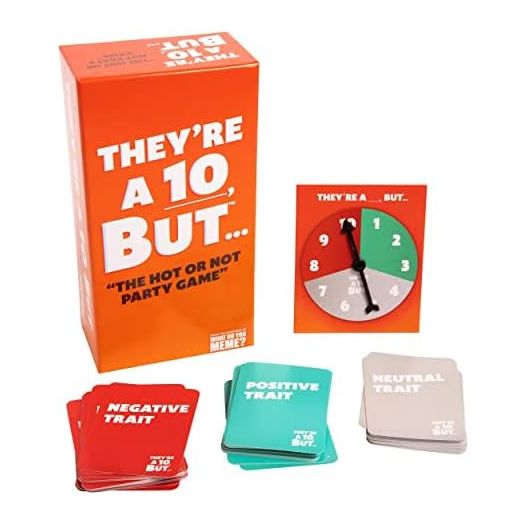 What Do You Meme® They're a 10 But, The Hot or Not Party Game, Fun Card Games for Adults
