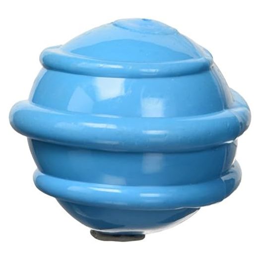 Reaowazo Chomper extra tough & Colorful Medium 3" Squeaky & Spiraled TPR Ball - Size Toy