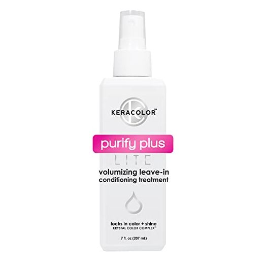 KERACOLOR Keratin Leave in Conditioner Spray, Purify Plus Lite, Coconut