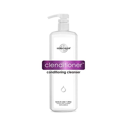 Keracolor Clenditioner Cleansing Conditioner Color Safe Prevents Fade, Replaces Your Shampoo, Keratin Infused (2 sizes)