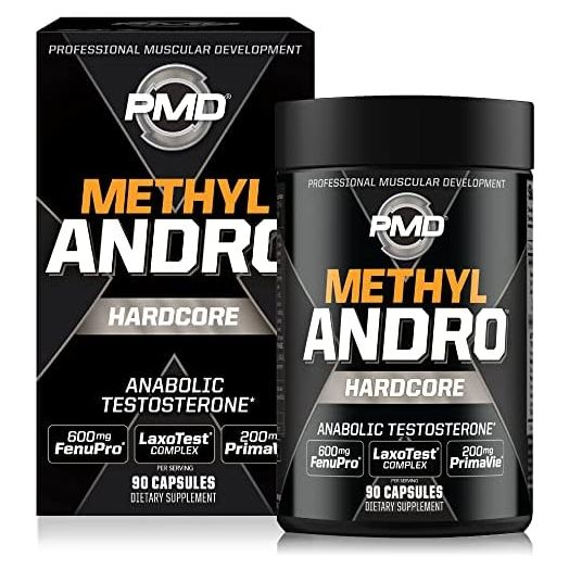 PMD Sports Methyl Andro Hardcore, Amplifies Testosterone for Lean Muscle Growth