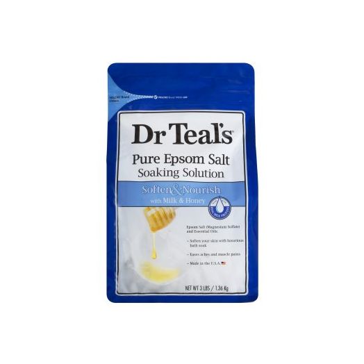 Dr. Teal's Soften & Nourish Epsom Salt Soaking Solution, 3 lb