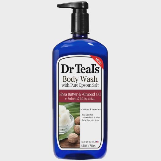 Dr Teal's Shea Butter & Almond Oil Body Wash, 24 fl oz.