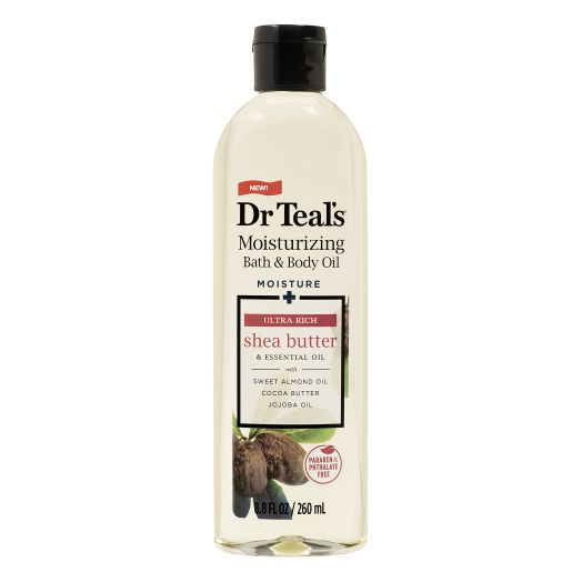 Dr Teal's Shea Butter Moisturizing Bath & Body Oil, 8.8 fl oz.