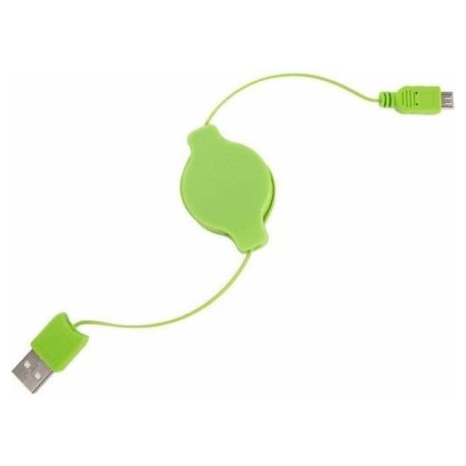 Micro USB to USB 2.0 retractable 3.2 Feet Charge and Sync cable for Android Phones and Tablets