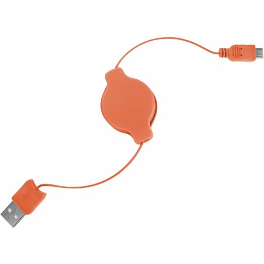 Micro USB to USB 2.0 retractable 3.2 Feet Charge and Sync cable for Android Phones and Tablets