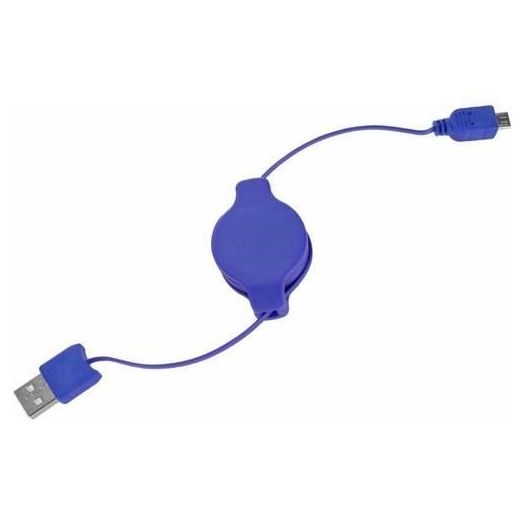 Micro USB to USB 2.0 retractable 3.2 Feet Charge and Sync cable for Android Phones and Tablets