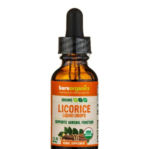 BareOrganics Organic Licorine Liquid Drops - 1 fl. oz (30 ml)