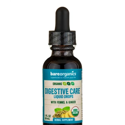 BareOrganics Organic Digestive Care Liquid Drops - 1 fl. oz (30 ml)