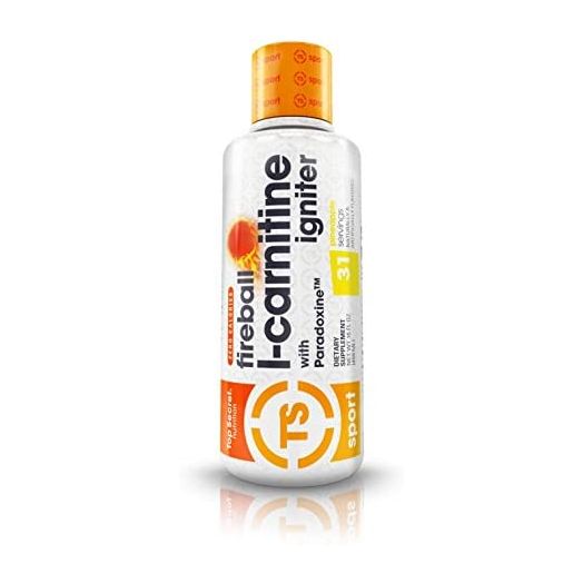 Top Secret Nutrition Fireball L-Carnitine Liquid w/Paradoxine, Pineapple, 16 Ounce