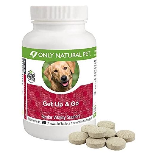 Only Natural Pet Get Up & Go Herbal Joint Support Supplement for Dogs - Holistically Formulated with Corydalis & Turmeric Hip & Joint Daily Vitamin