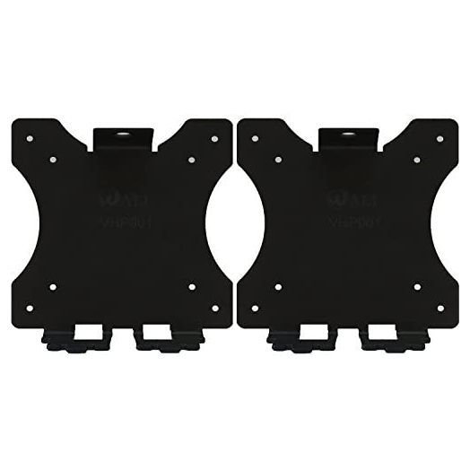 WALI VESA Mount Adapter Bracket for HP Pavilion Monitors, 27xw, 25xw, 24xw, 23xw, 22xw, 22cwa, 27cw, 25cw, 24cw, 23cw, and 22cw (VHP001-2), 2 Pack, Black