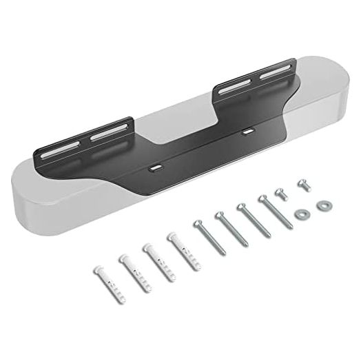 WALI Soundbar Mount for Sonos Beam, Wall Mount Bracket Compatible with Sonos Beam Soundbar Mounting Under TV (SON002-B), Black
