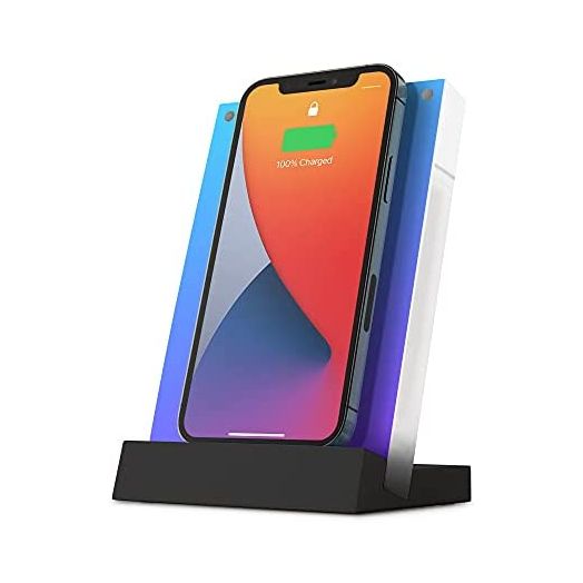 Twelve South PowerPic mod | Multi-Position Wireless 10W Qi Charger for iPhone/Wireless Charging Smart Phones and AirPods Pro (Black)